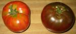 Red Brandywine and Cherokee Purple (from Farmer's Market)