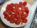 bush goliath tomatoes sliced
